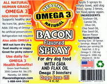Load image into Gallery viewer, Bacon Spray for dry dog food 4 oz