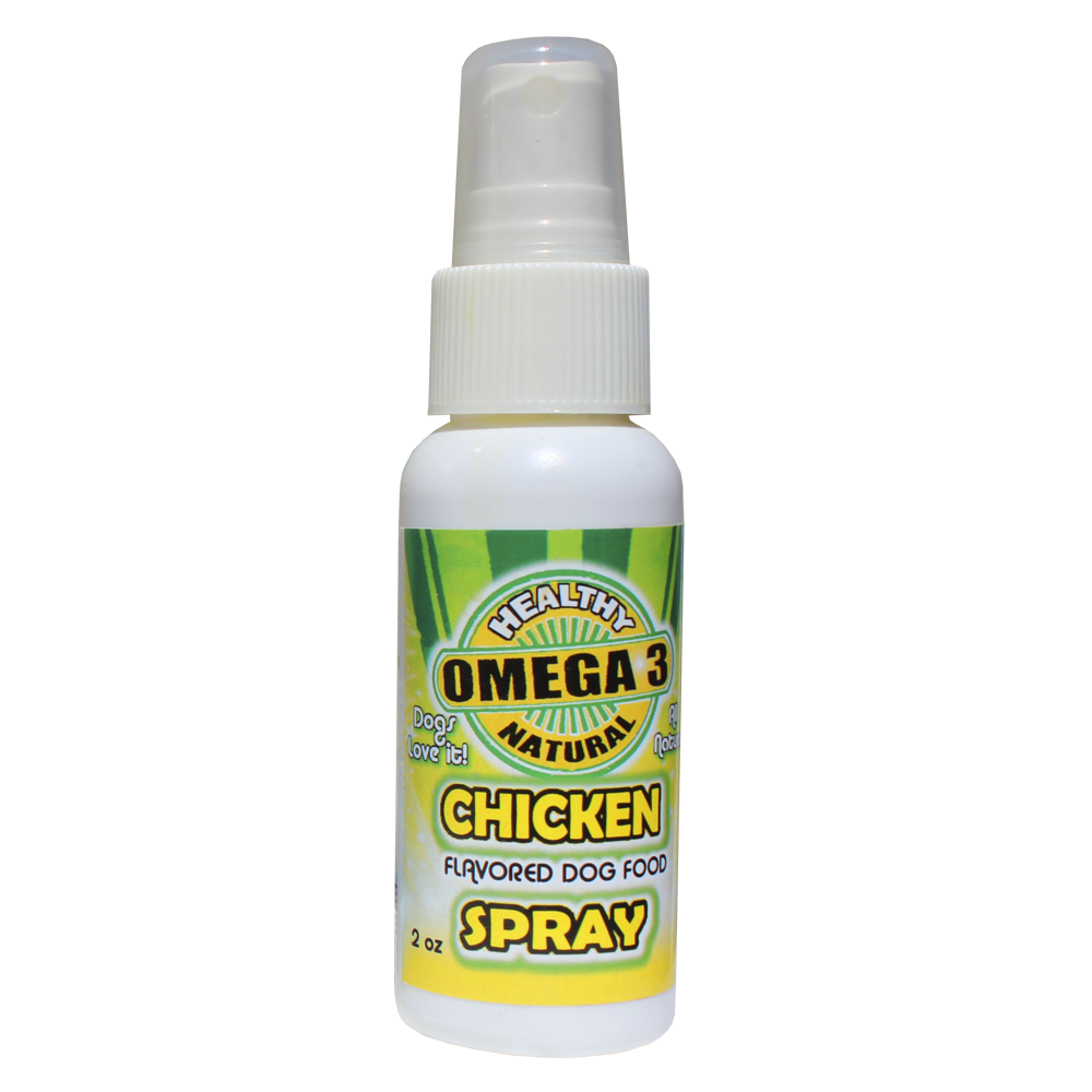 Chicken Flavored Omega 3 Dog Food Topper  2 oz Trial Size