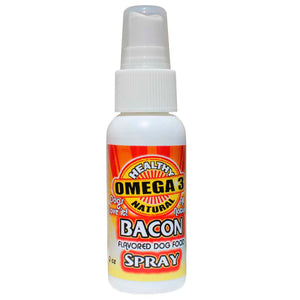 Bacon Spray for dry dog food 2 oz Trial Size