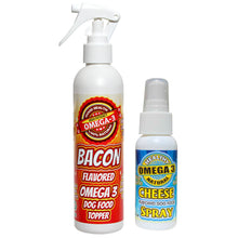 Load image into Gallery viewer, Bacon Spray 8 oz Cheese Spray 2 oz Combo Deal