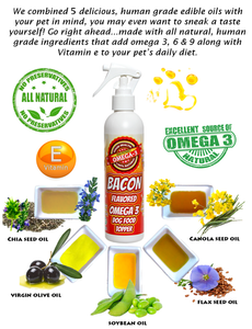 Bacon Spray For Dry Dog Food 2 Bottle Deal