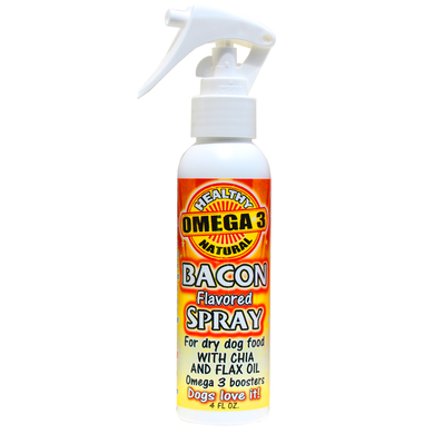 Bacon Spray for dry dog food 4 oz