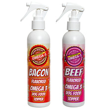 Load image into Gallery viewer, Bacon Spray and Beef Burger Flavored Sprays 2-8 oz Bottle Deal