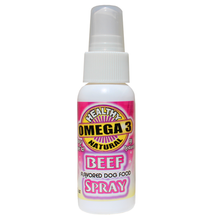 Load image into Gallery viewer, Beef Flavor Spray for dry dog food 2 oz Trial Size