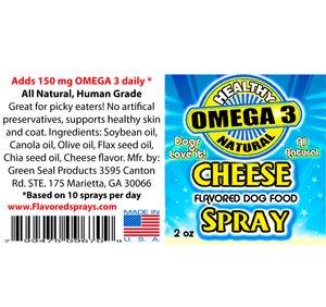 Cheese Flavored Dog Food Topper 2 oz Trial Size