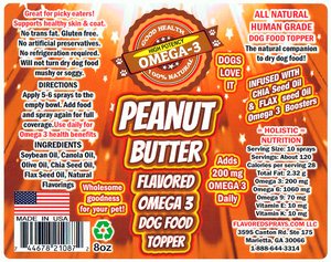 Bacon Spray and Peanut Butter Flavored Spray 2-8 oz Bottle Deal